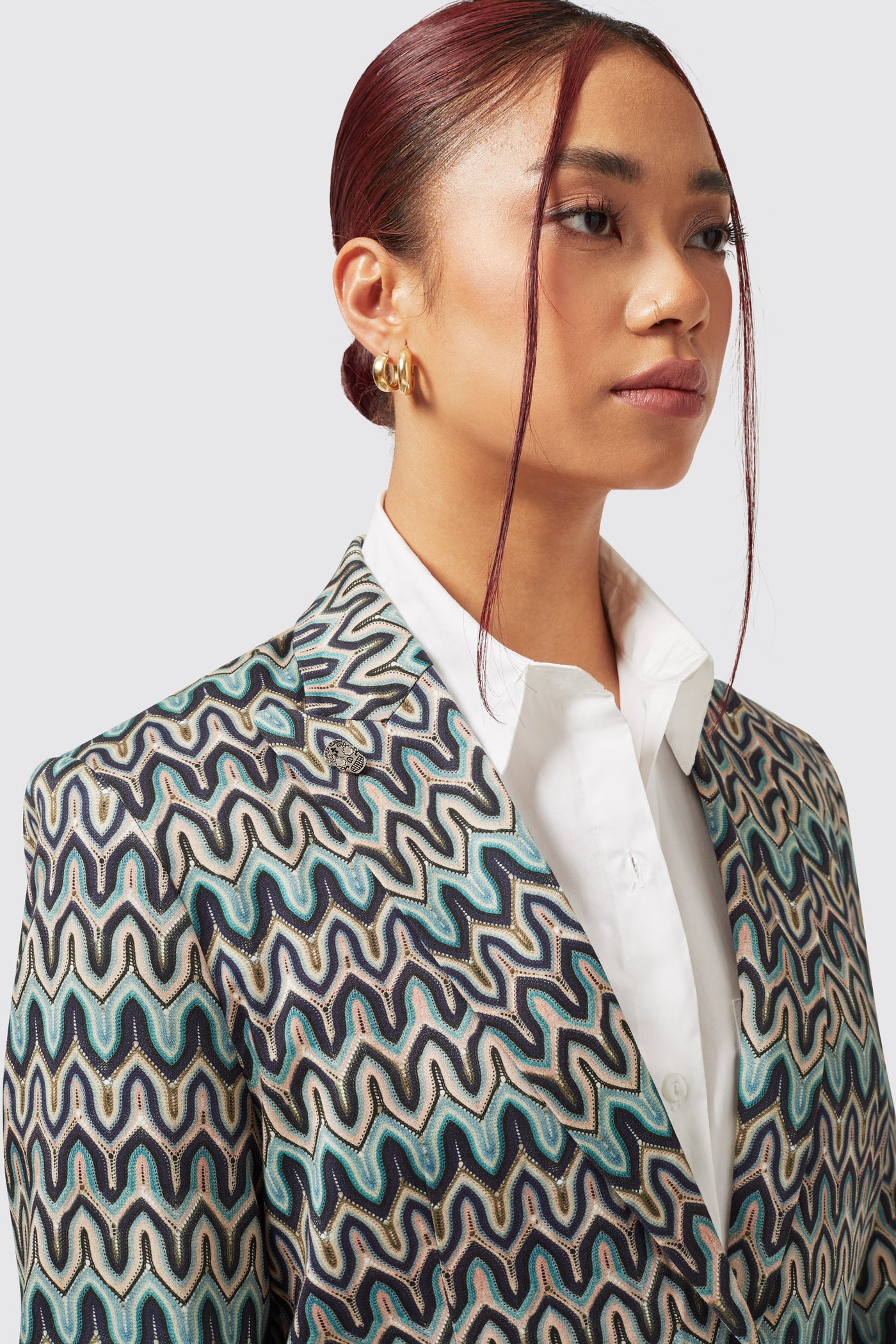 Gardenia Slim Fit Blue Cotton Suit - ARCHIVE