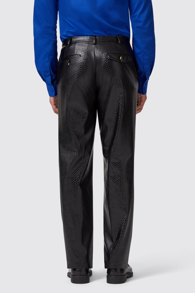 trinity-slim-fit-faux-leather-snakeskin-trousers