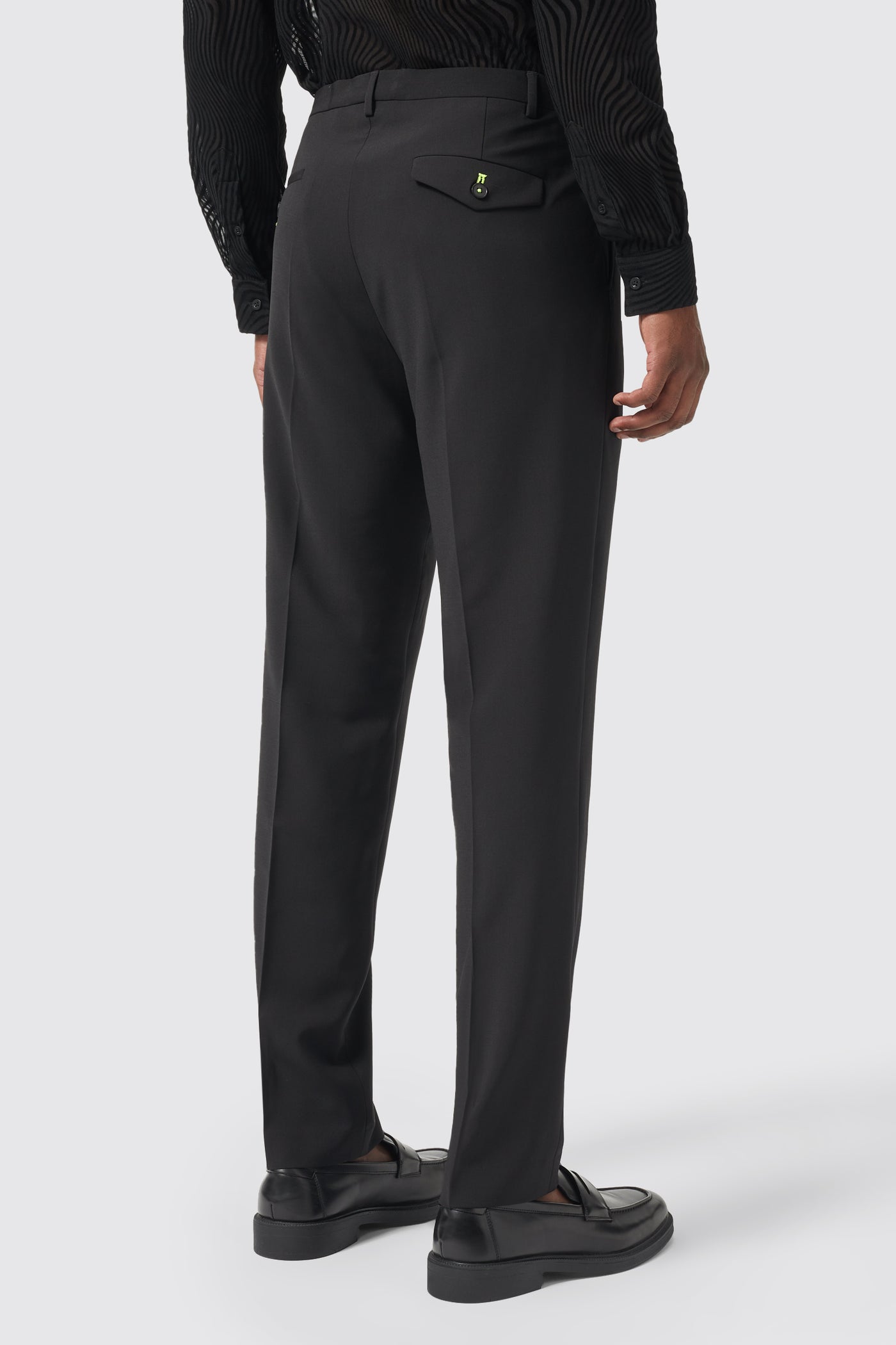 Buscot Slim Fit Black Trousers - ARCHIVE