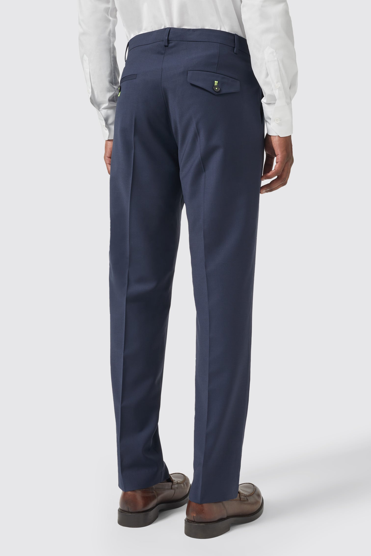 パンツ atlast&co work trousers navy Buscot Slim Fit Navy Trousers - ARCHIVE – Twisted Tailor