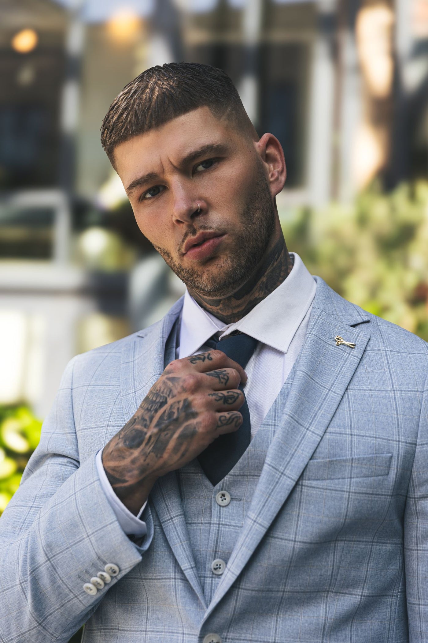 Richmond Light Blue Suit