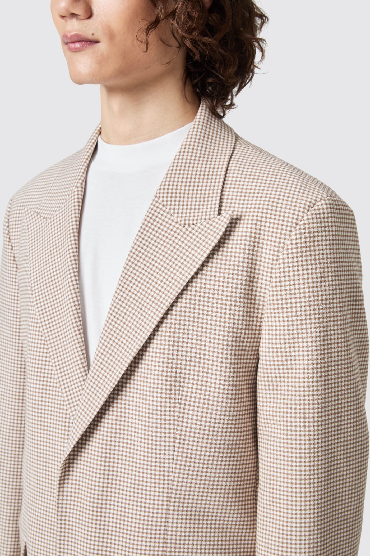 Maldini Oversized Brown Check Suit