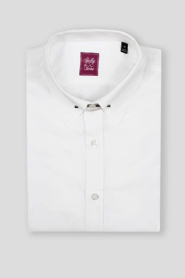 Webb Slim Fit White Cotton Shirt