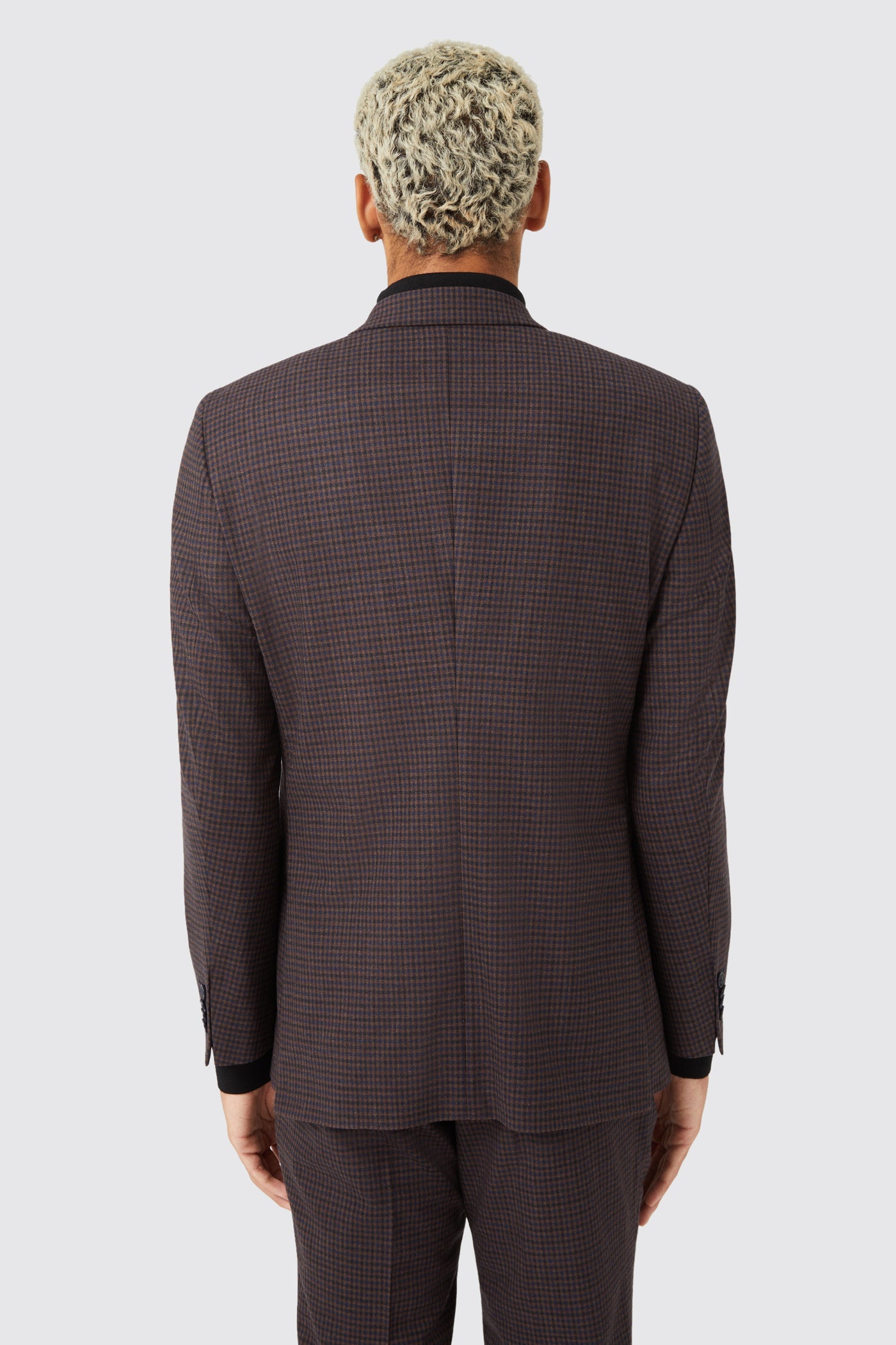 Torbay Slim Fit Burgundy Check Jacket - ARCHIVE