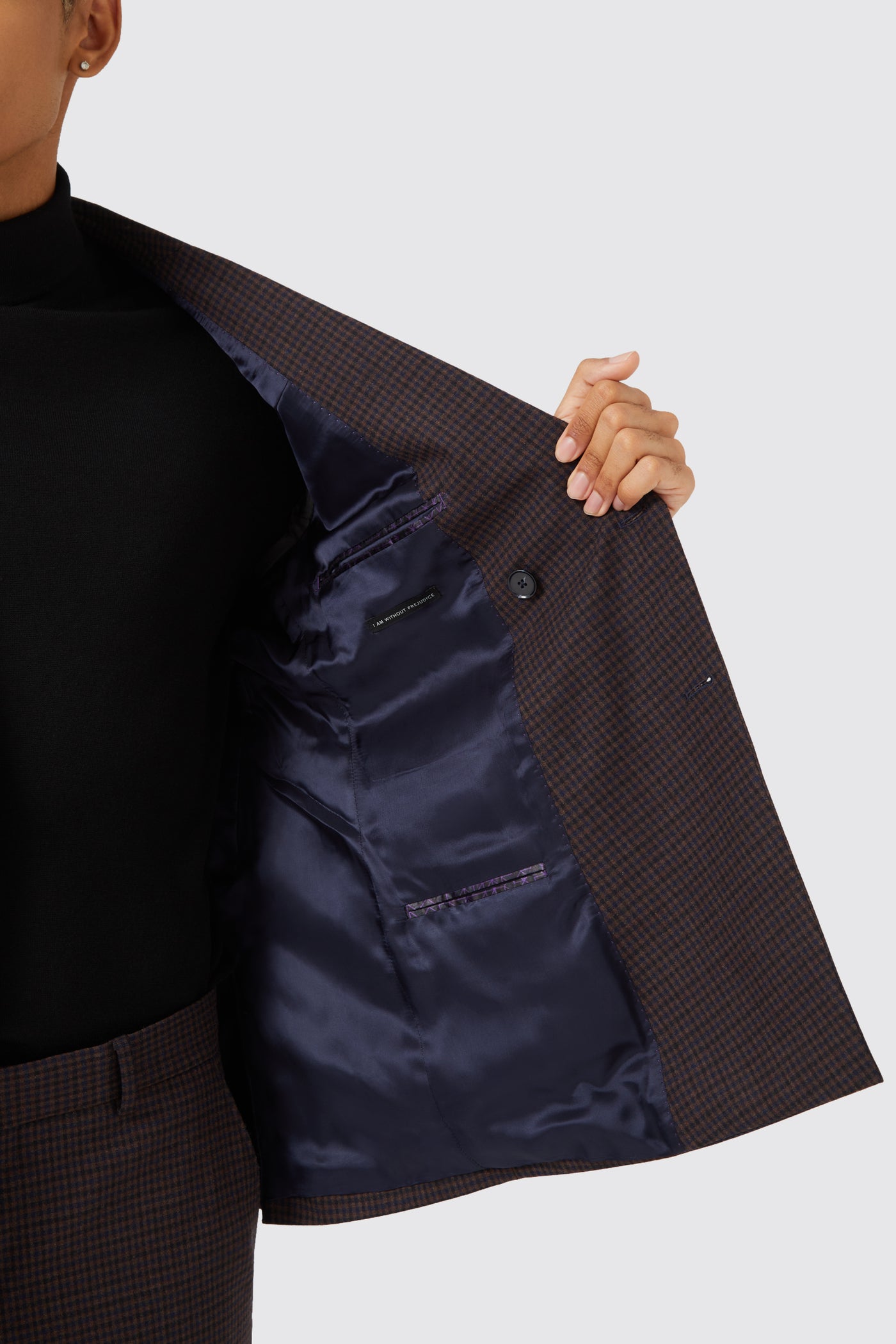 Torbay Slim Fit Burgundy Check Jacket - ARCHIVE