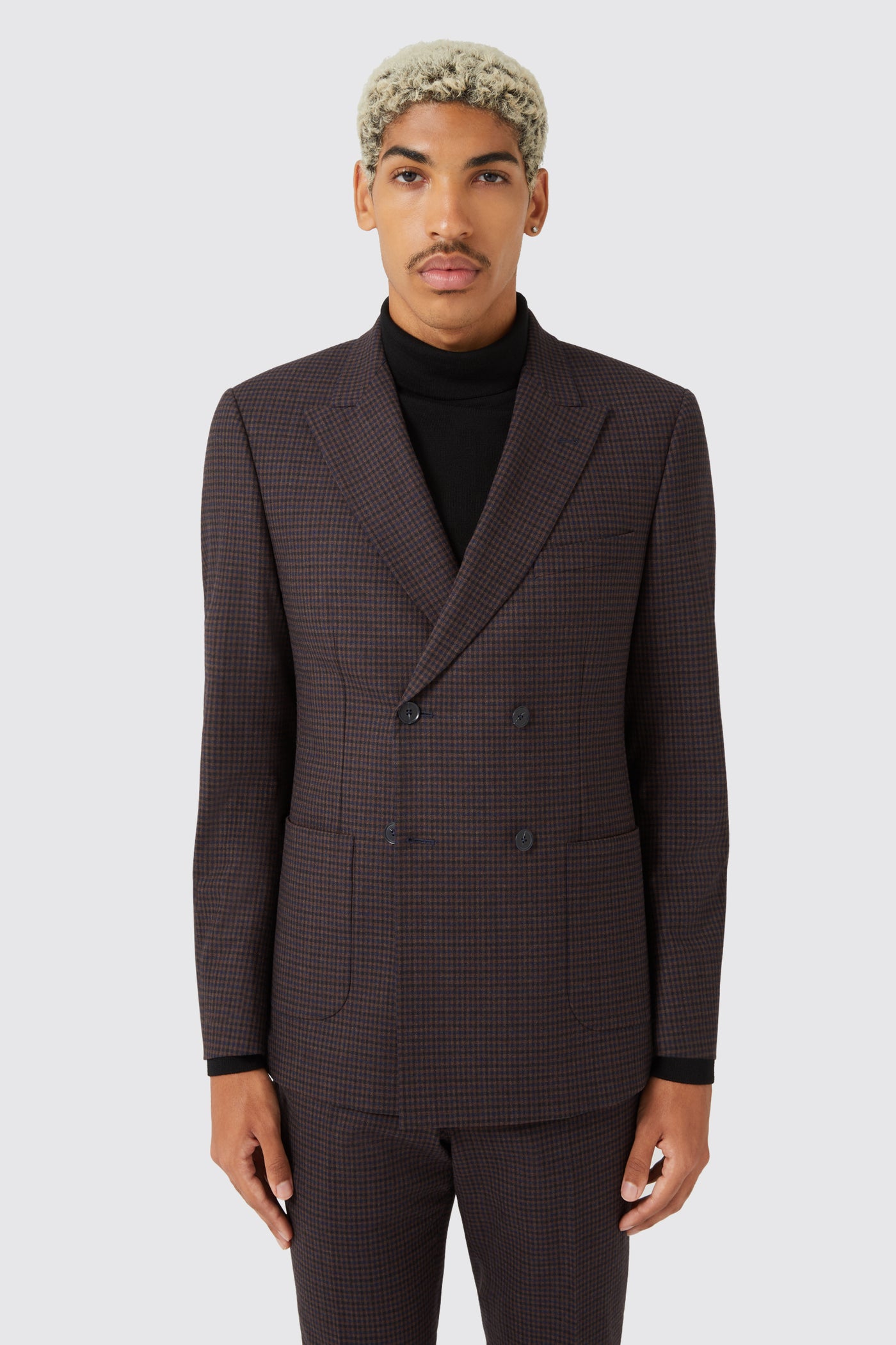 Torbay Slim Fit Burgundy Check Jacket - ARCHIVE