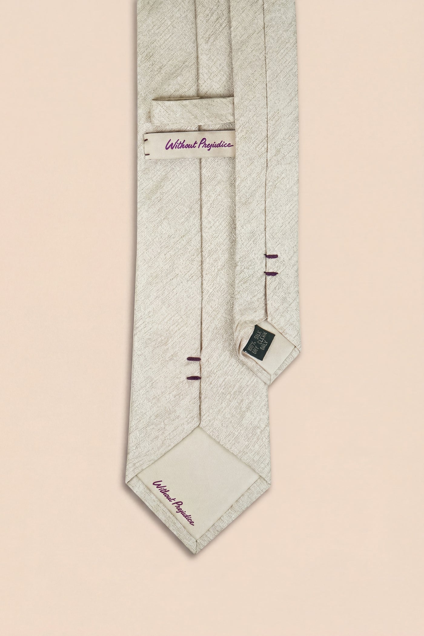 Allegra Silk Texture Champagne Tie