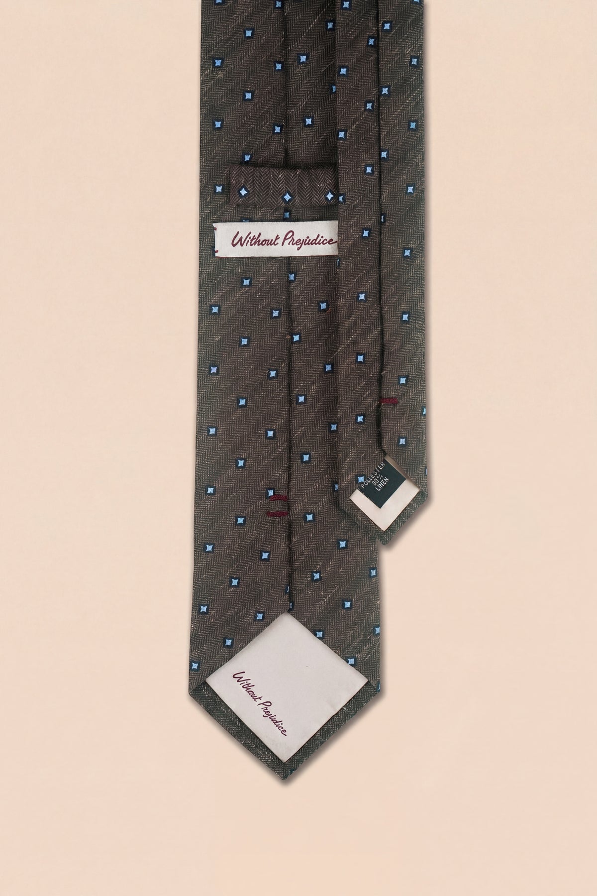 Bella Silk Daisy Brown Tie