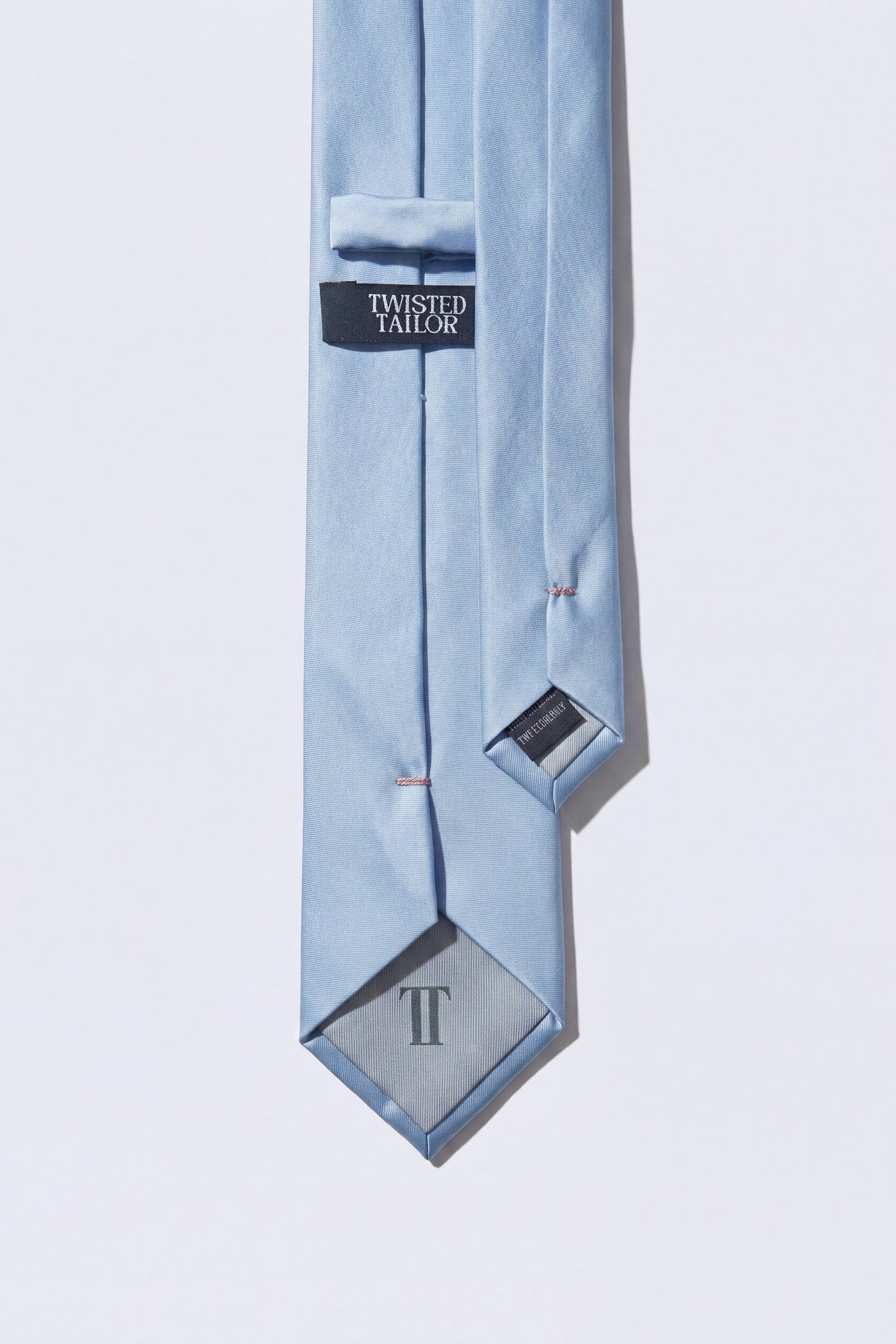 Ellroy Plain Light Blue Tie