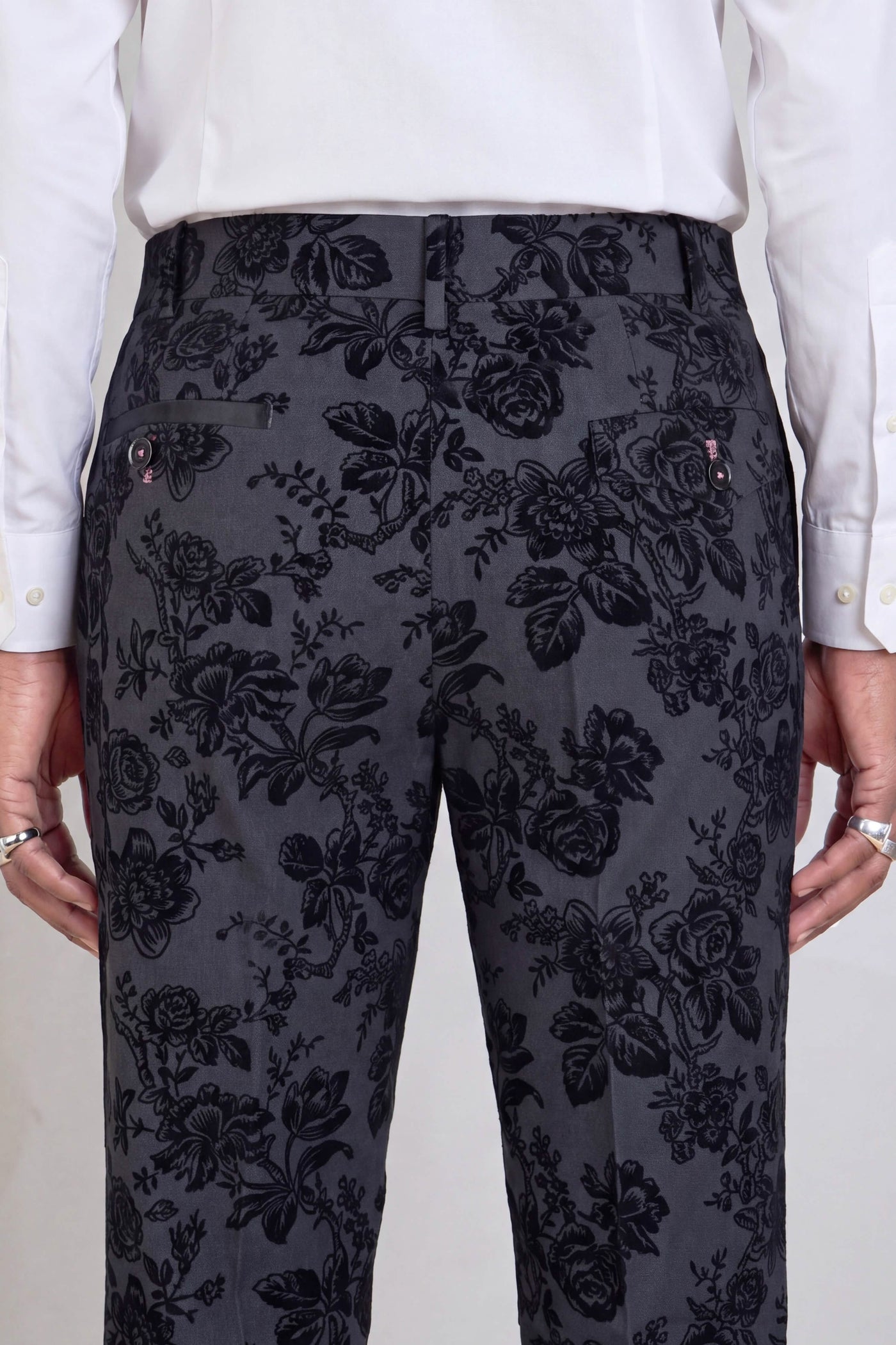 Fleet Skinny Fit Suit Pants