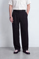 Syrah Relaxed Fit Black Suit Trousers