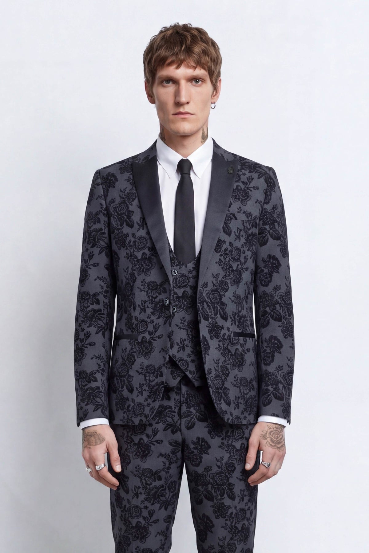 Fleet Skinny Fit Suit Pants