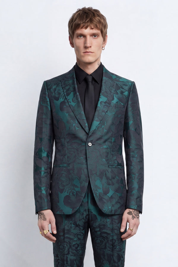 Gilmour Slim Fit Green Suit Jacket