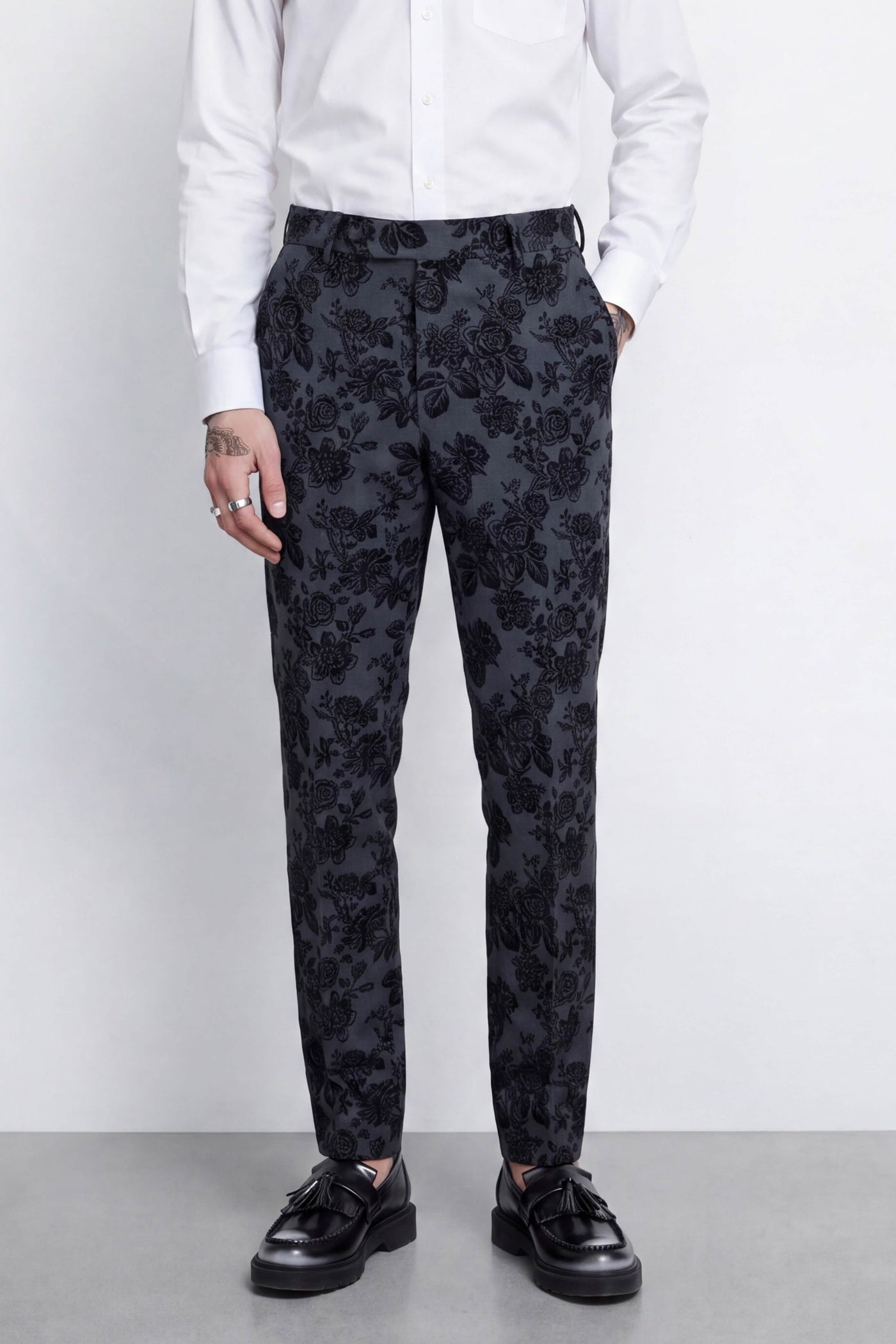 Fleet Skinny Fit Suit Pants