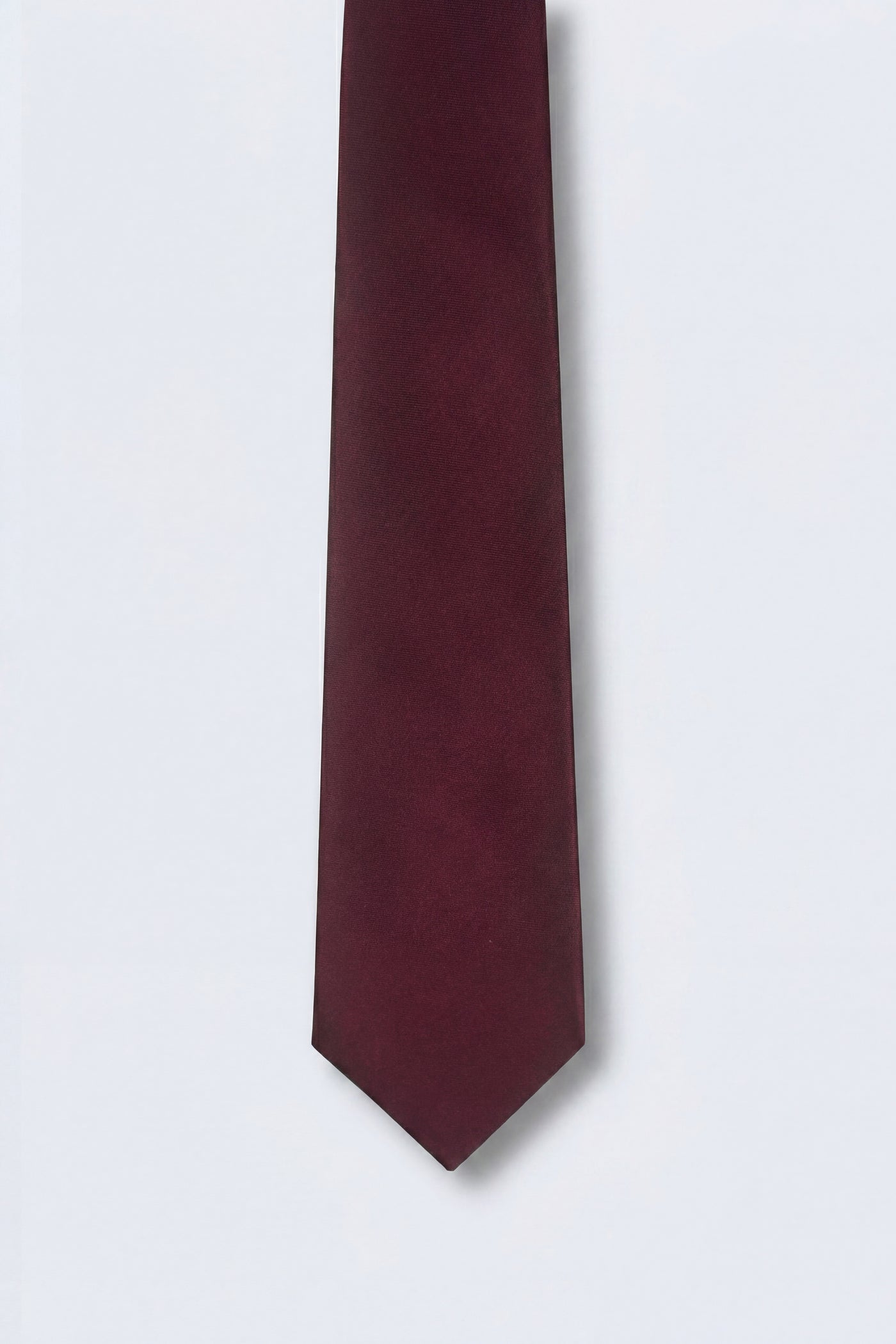 Ellroy Plain Burgundy Tie