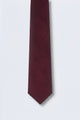 Ellroy Plain Burgundy Tie