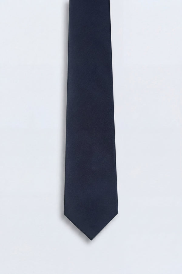 Ellroy Plain Navy Tie