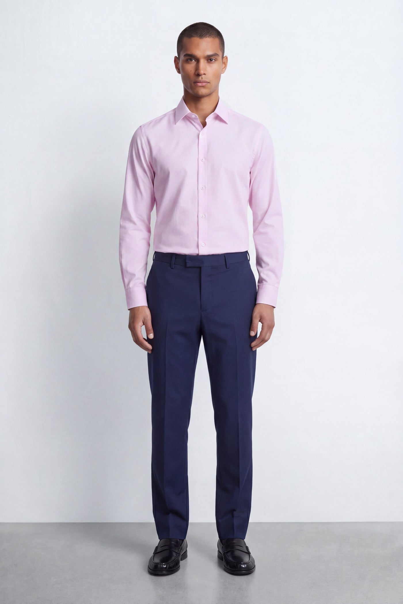 Apsley Slim Fit Pink Cotton Shirt