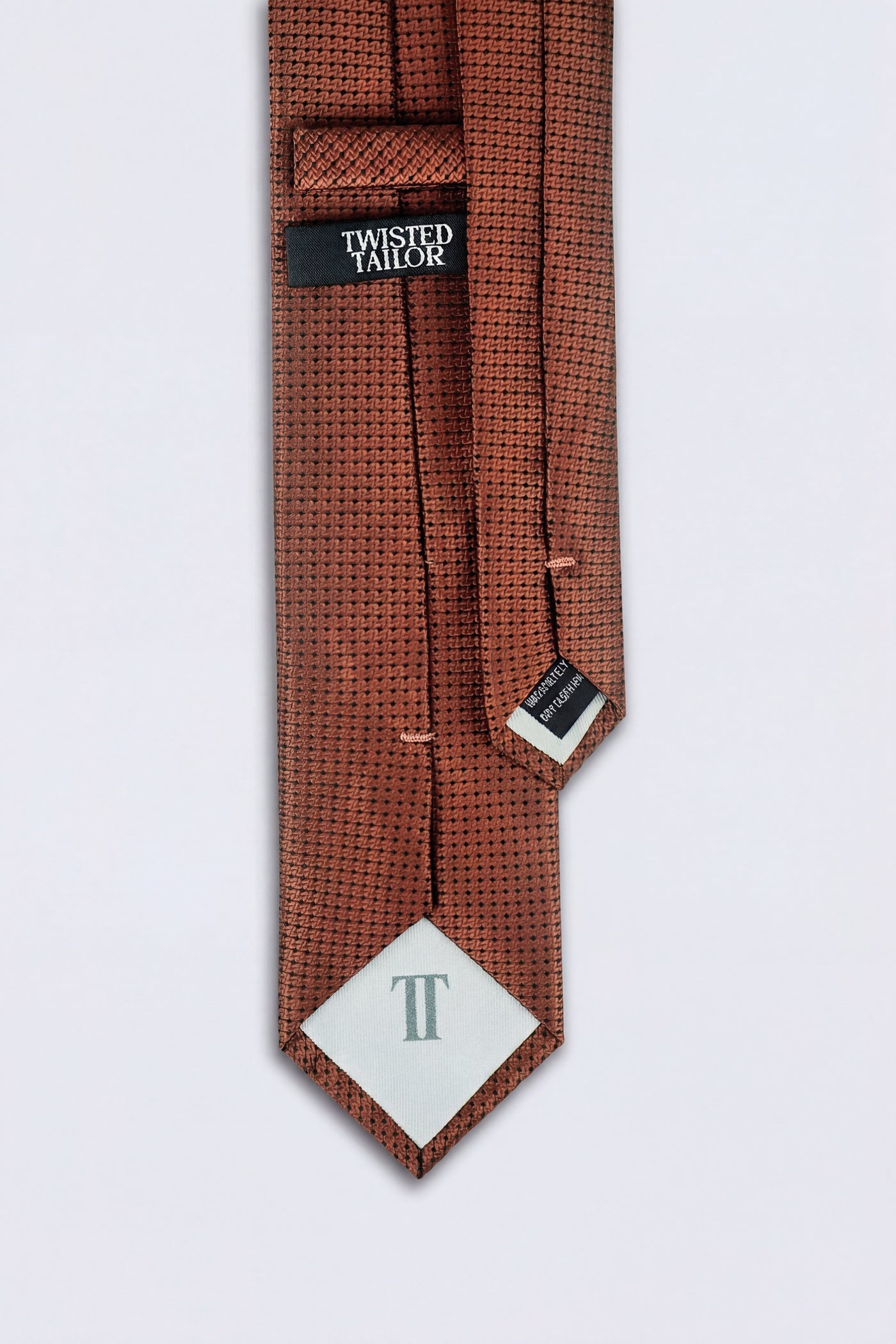 Miles Texture Rust Tie