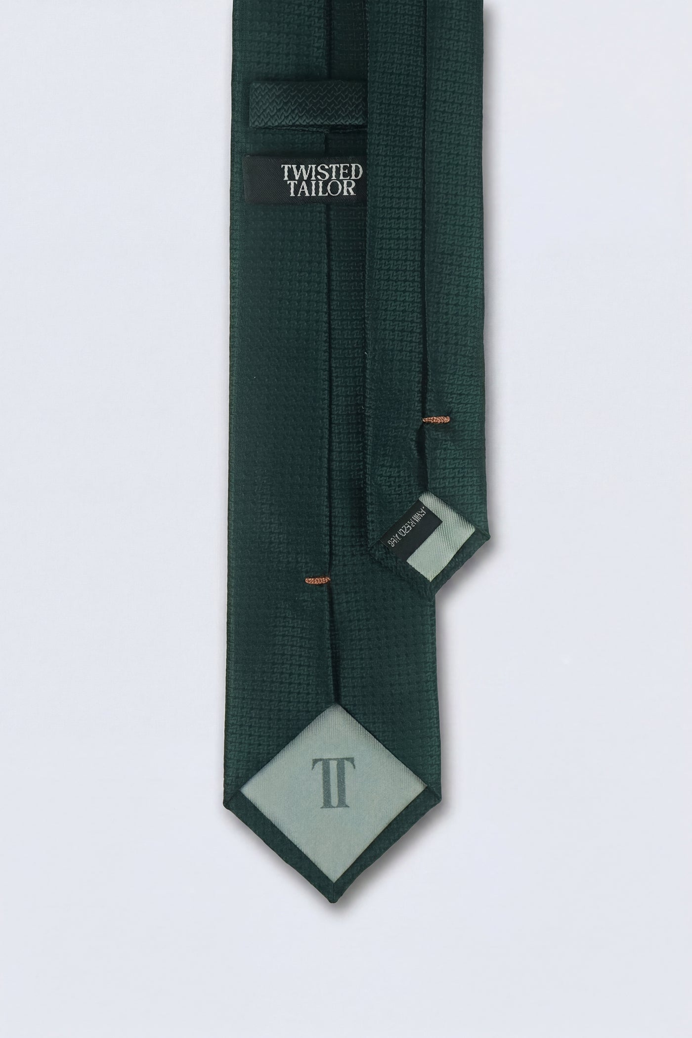 Miles Texture Tie Green Bottle