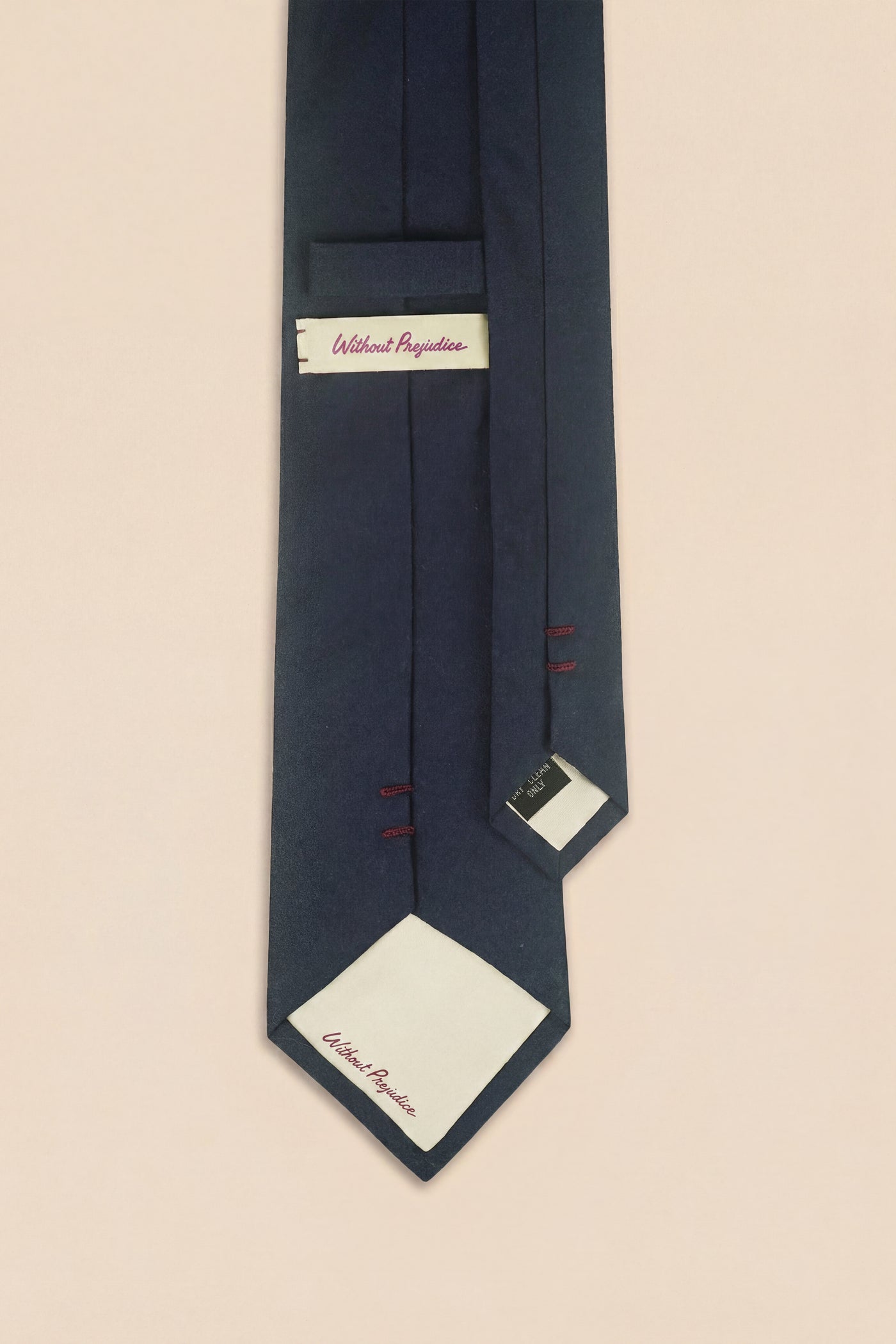 Allegra Silk Texture Navy Tie