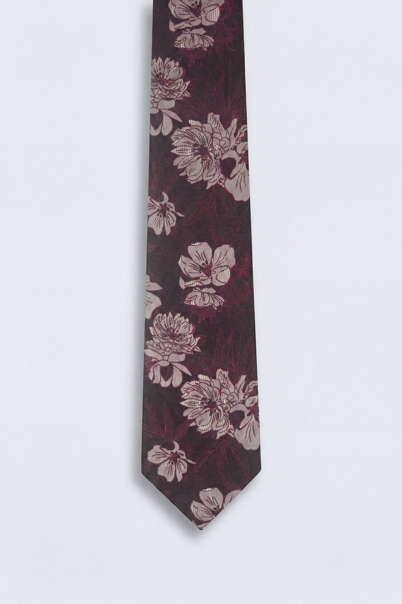 Rafe Floral Mulberry Tie