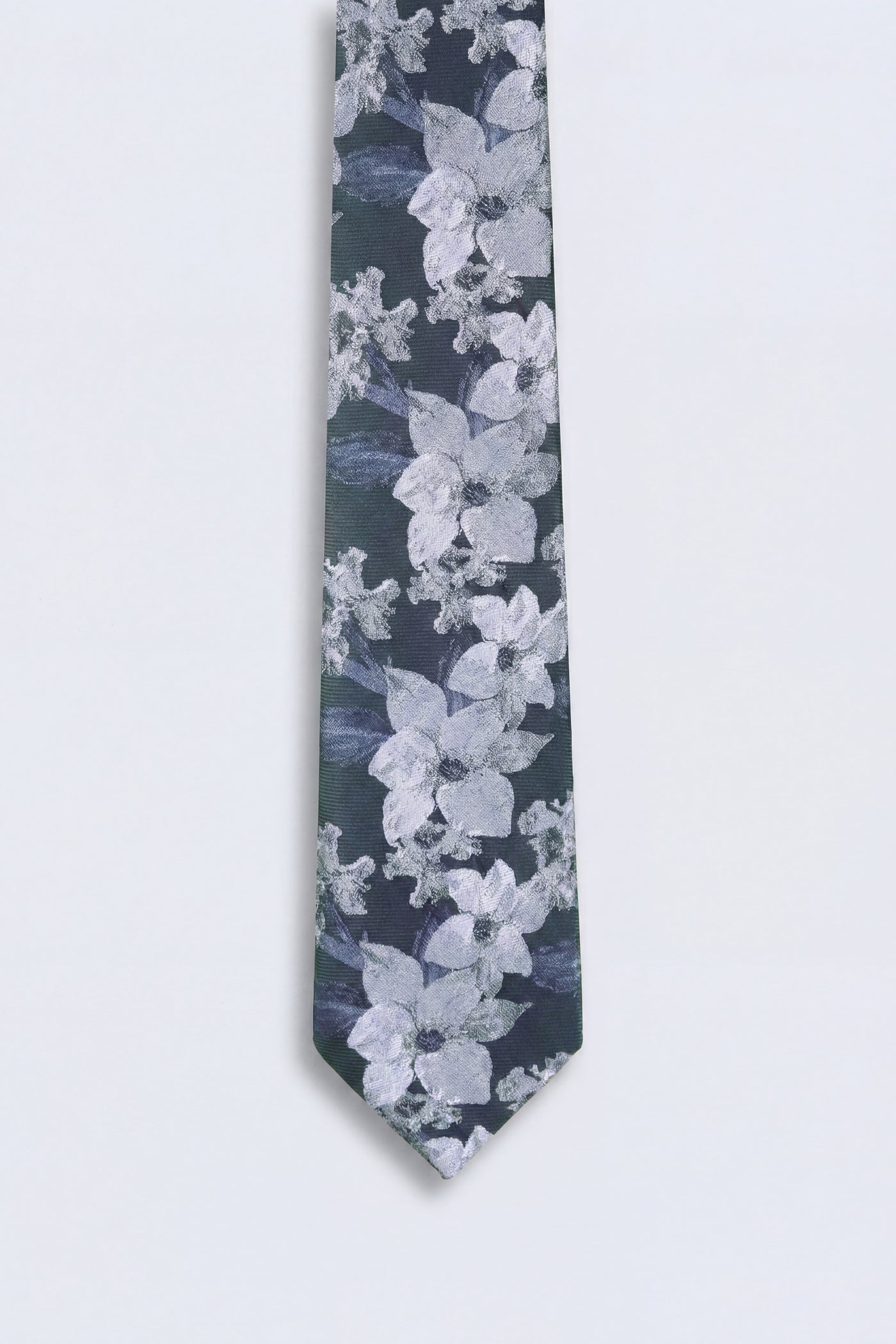 Victor Print Tie Navy Floral