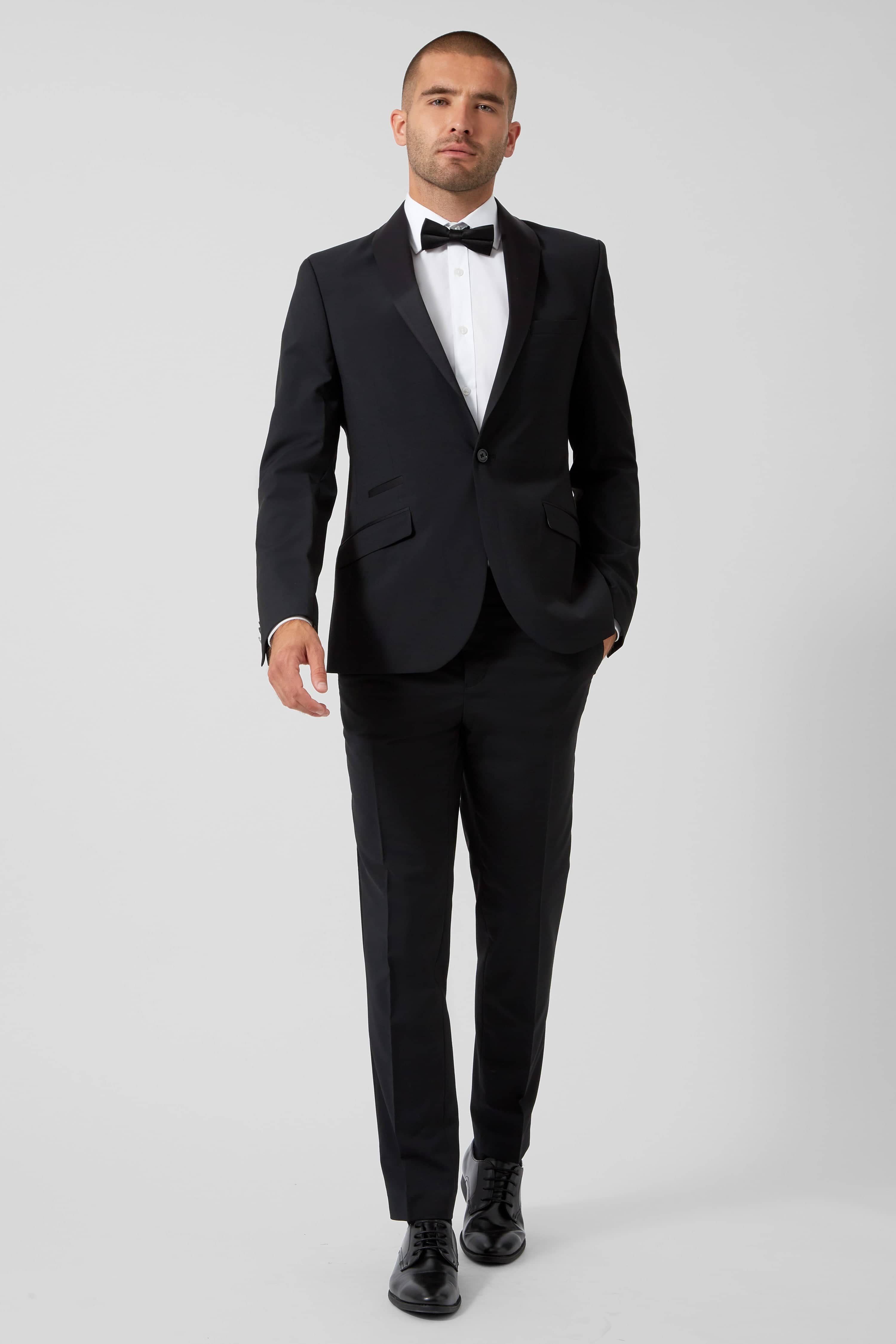 Moore Slim Fit Black Tuxedo Suit ARCHIVE Twisted Tailor