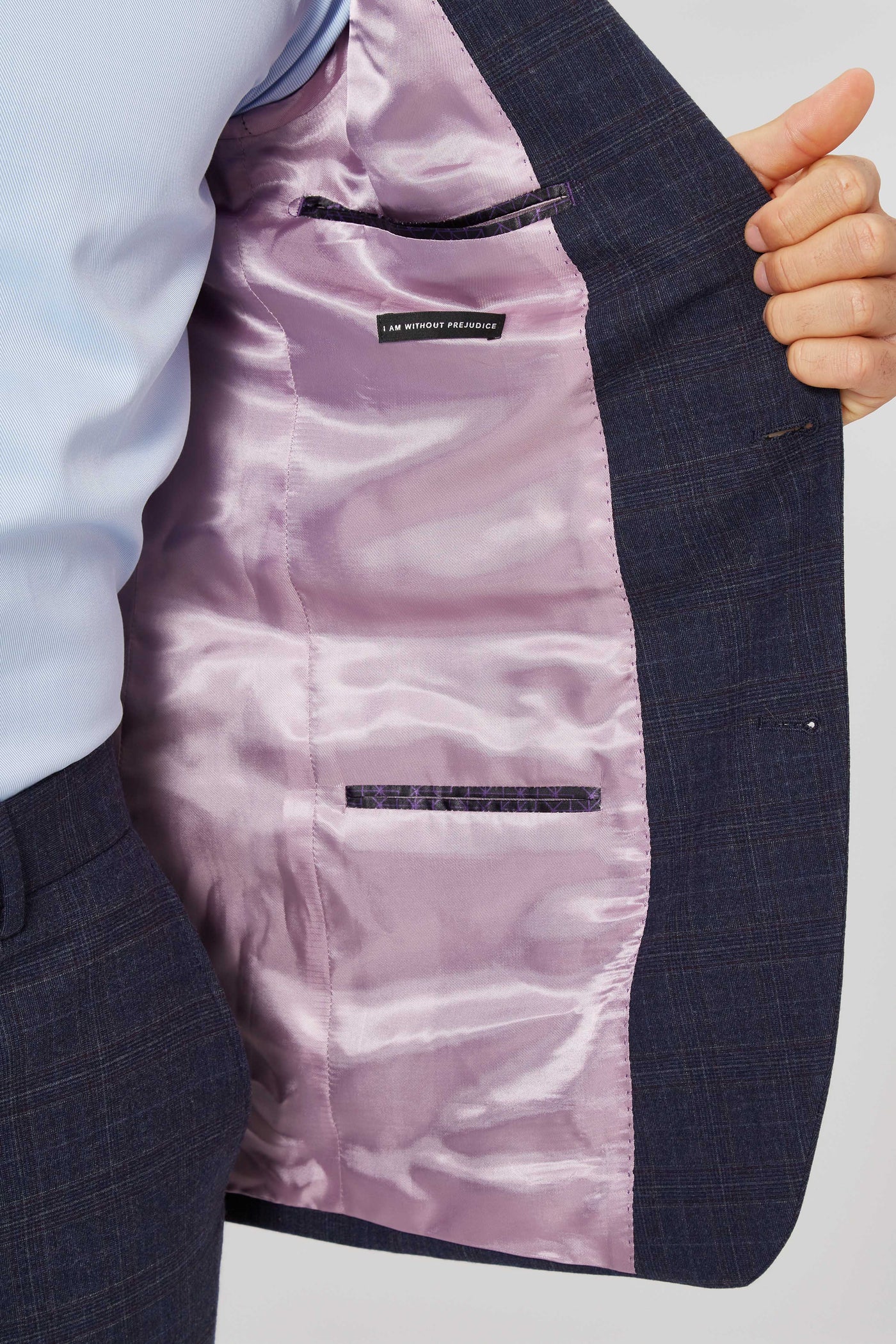 Kilburn Slim Fit Navy Check Wool Jacket - ARCHIVE