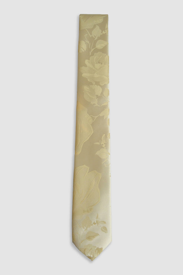 Yarrow Yellow Floral Tie
