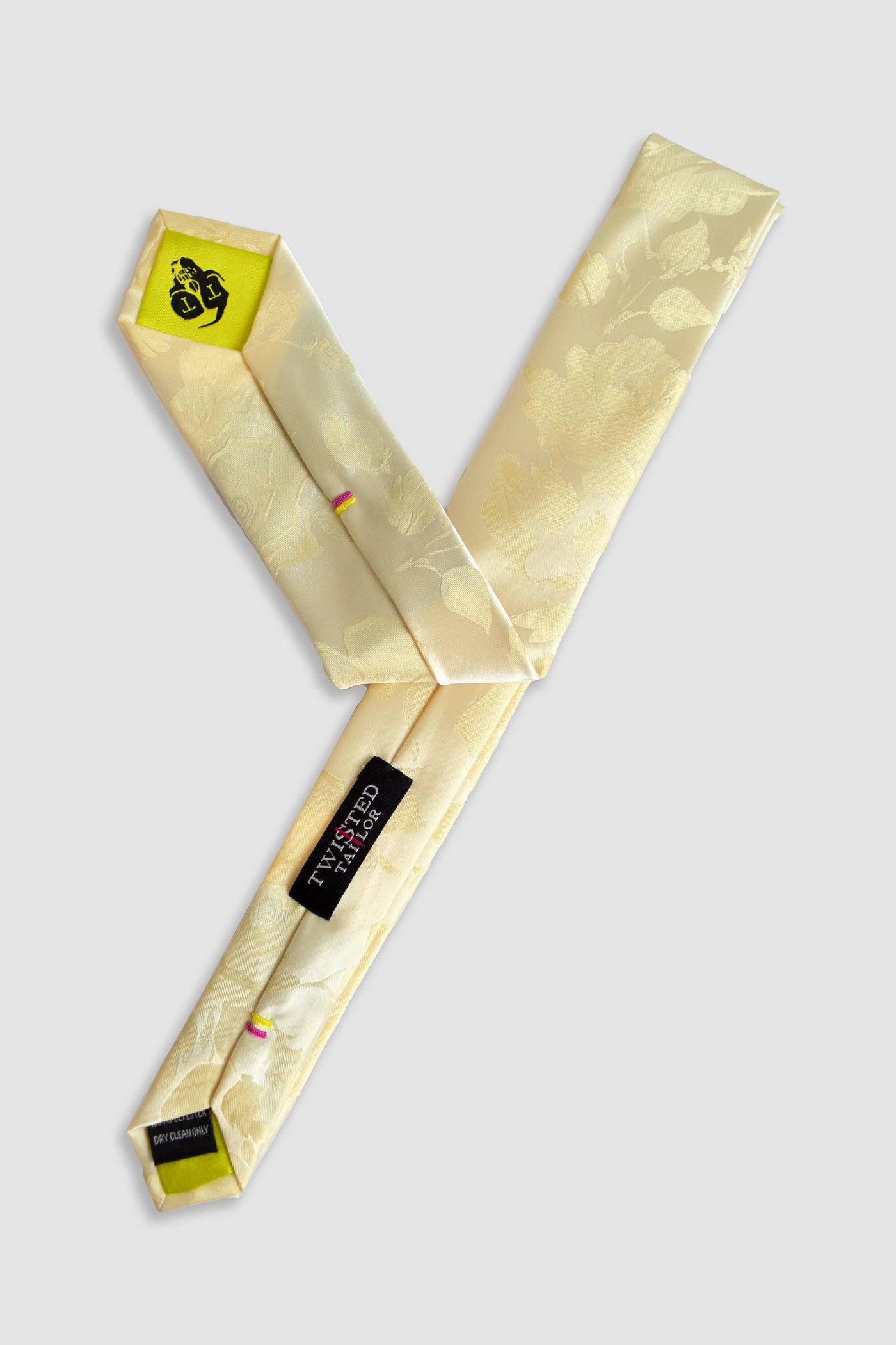 Yarrow Yellow Floral Tie