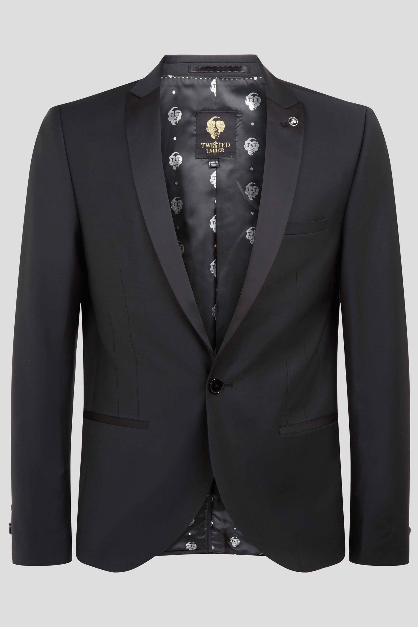 Twisted Tailor Kingdon Black Dinner Jacket