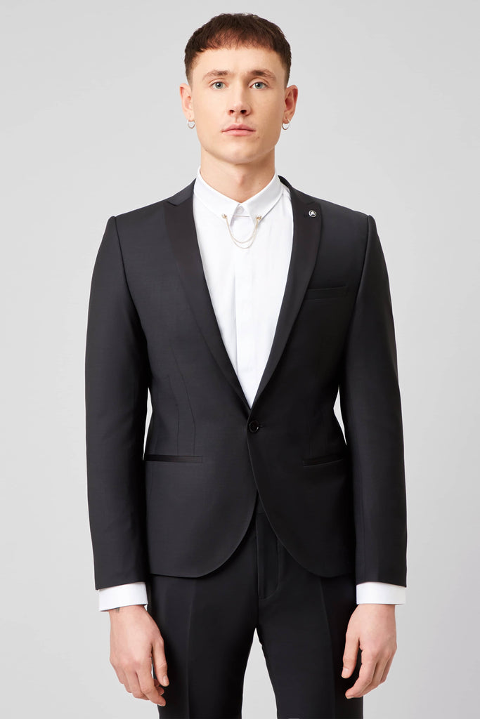 Twisted Tailor Kingdon Black Dinner Jacket