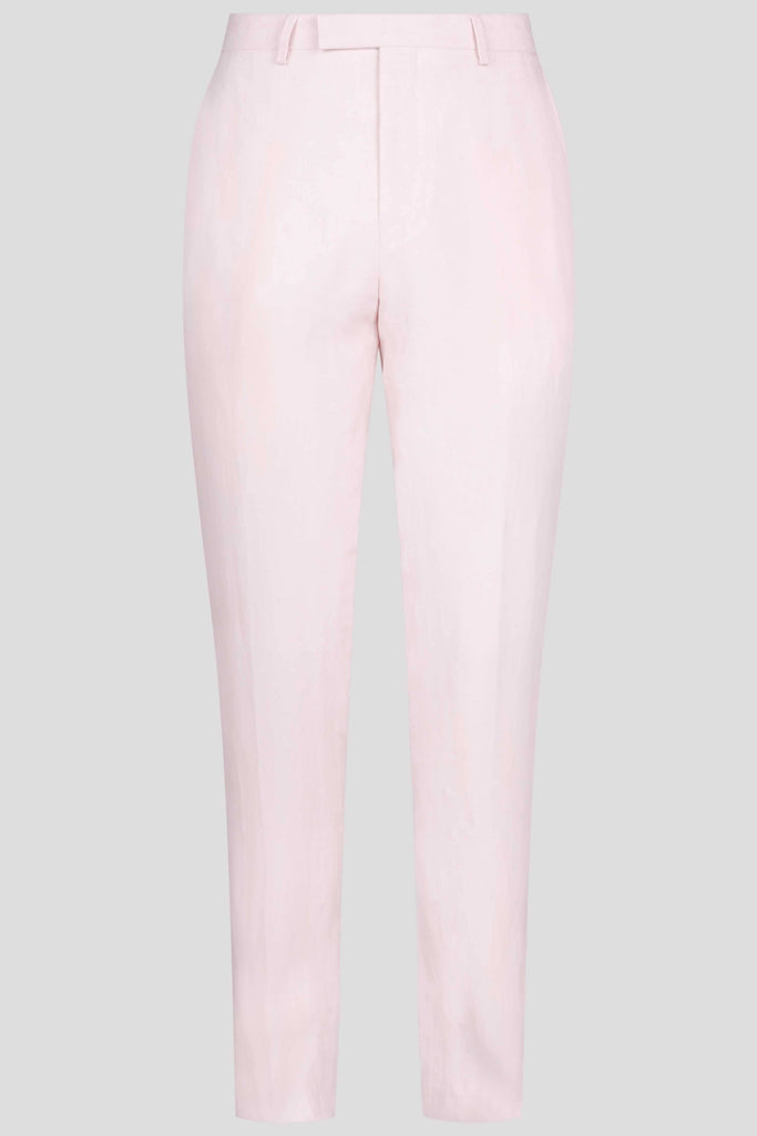 Twisted Tailor Shades Linen Trousers in Pink