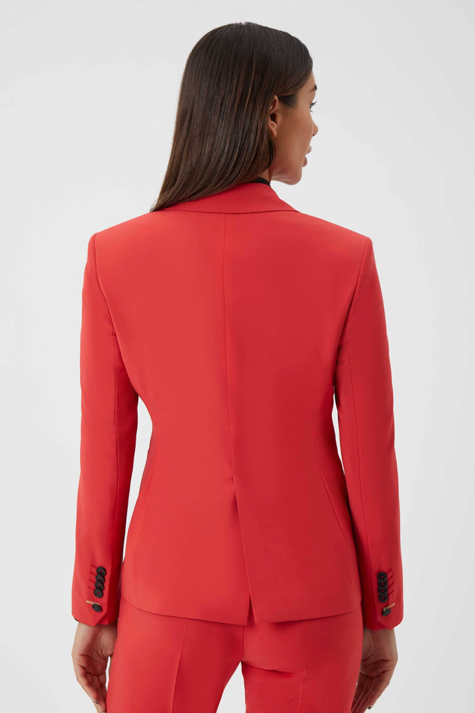 Twisted Tailor Womenswear Gehry Bright Red Suit Jacket