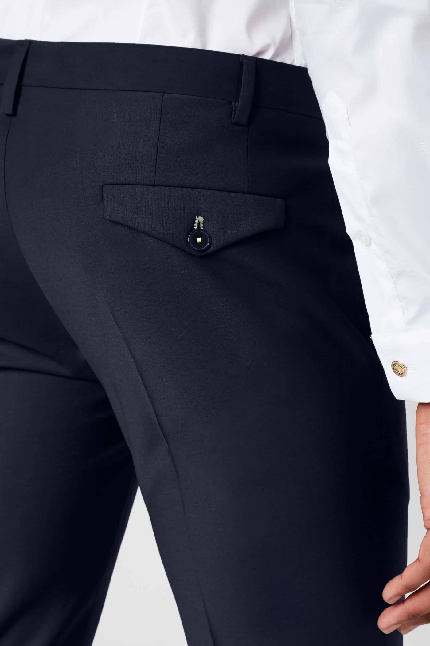 Drake Skinny Fit Dark Navy Wool Suit - ARCHIVE