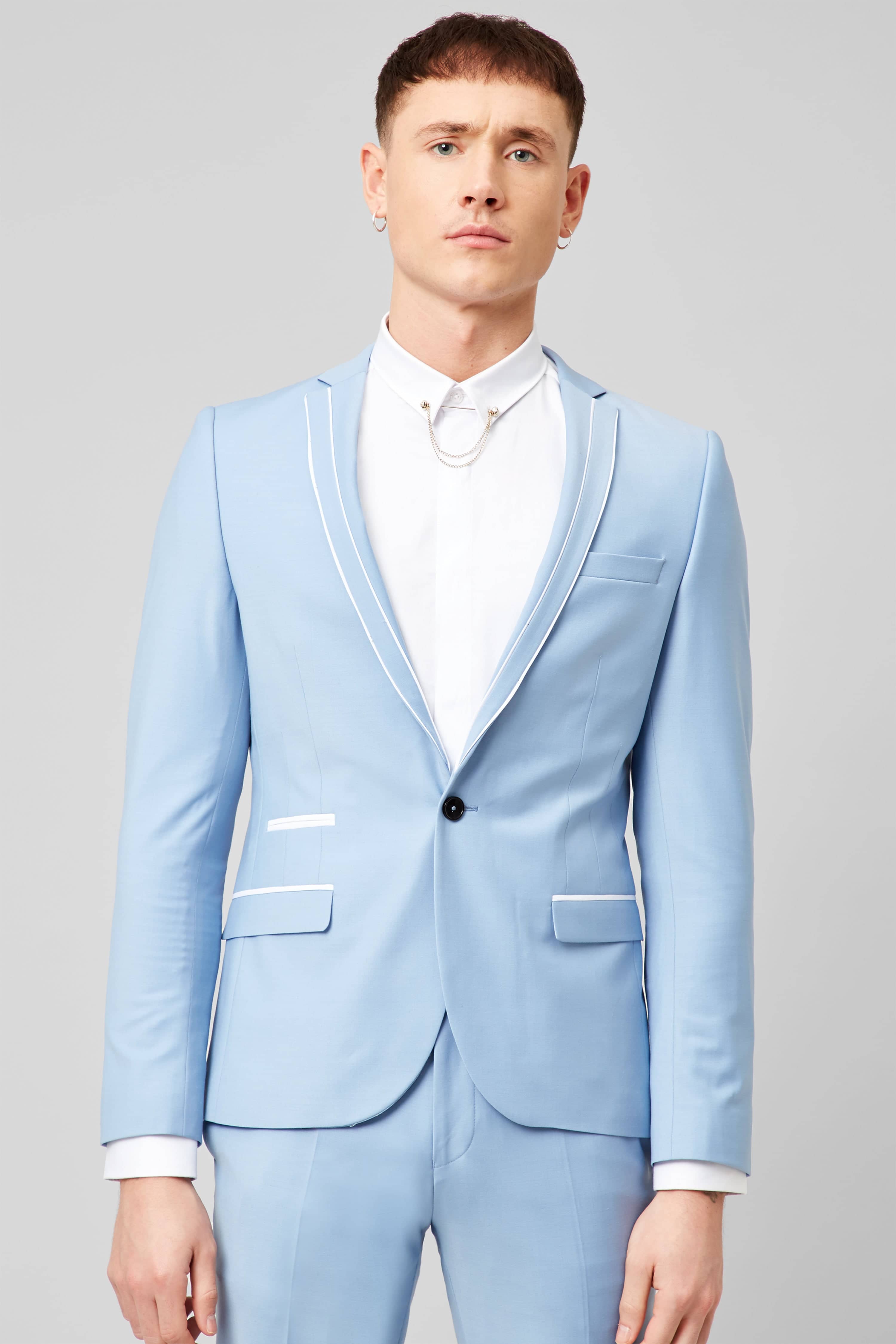Topman light blue suit 2025