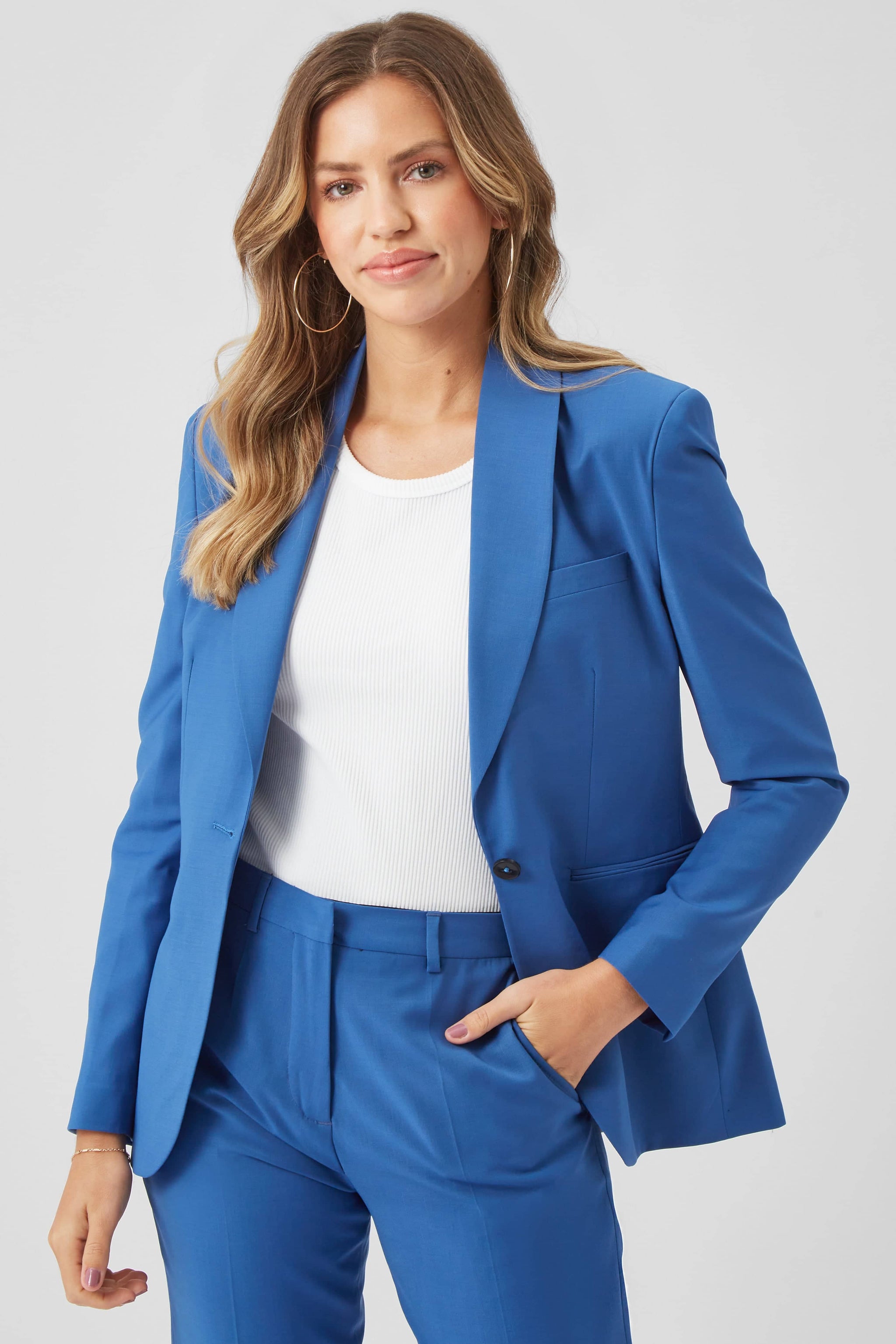 Slim fit suits for women clearance