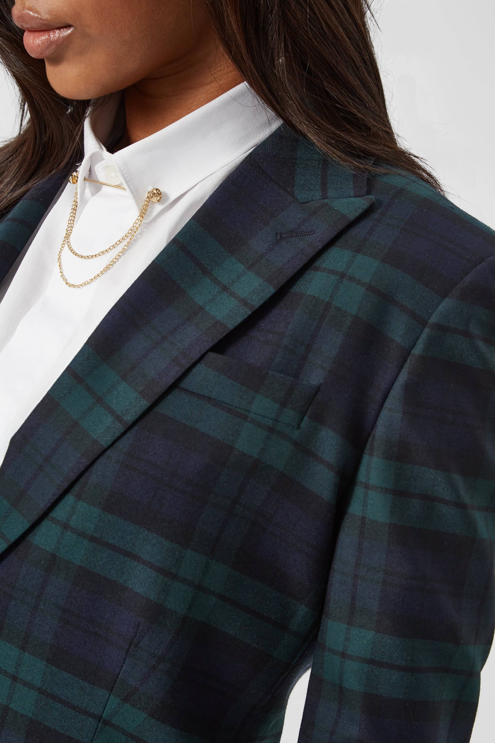 Ladies tartan suit cheap