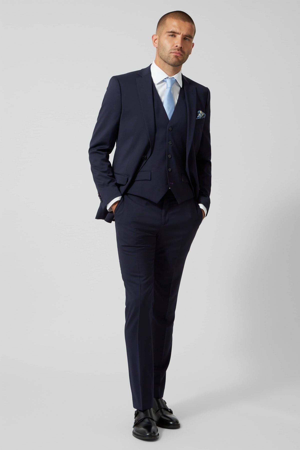 Kilburn Slim Fit Navy Wool Jacket